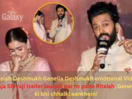 Riteish Deshmukh Genelia Deshmukh emotional video