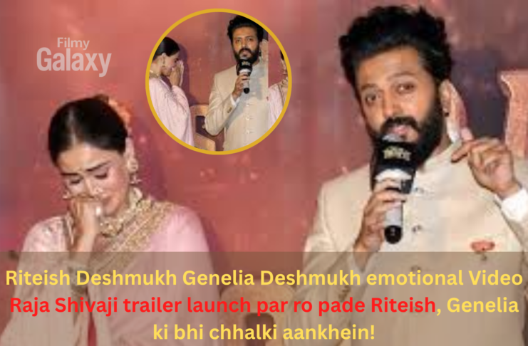 Riteish Deshmukh Genelia Deshmukh emotional video