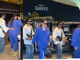 Deepika first airport look