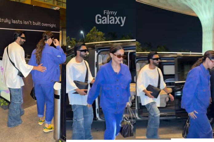 Deepika first airport look