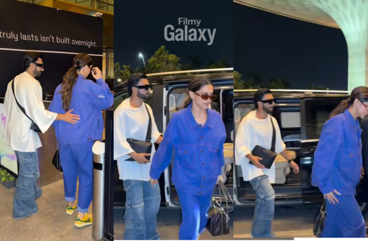 Deepika first airport look