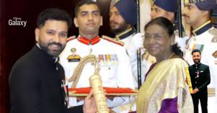 Rohit Sharma award Rashtrapati Bhavan