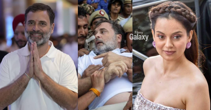 Kangana Ranaut Statement On Rahul Gandhi