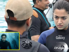 Rashmika Mandanna 20 hours underwater shoot