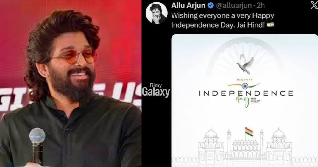 Allu Arjun Indian Flag Controversy