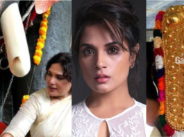 Richa Chadha mechanical elephant