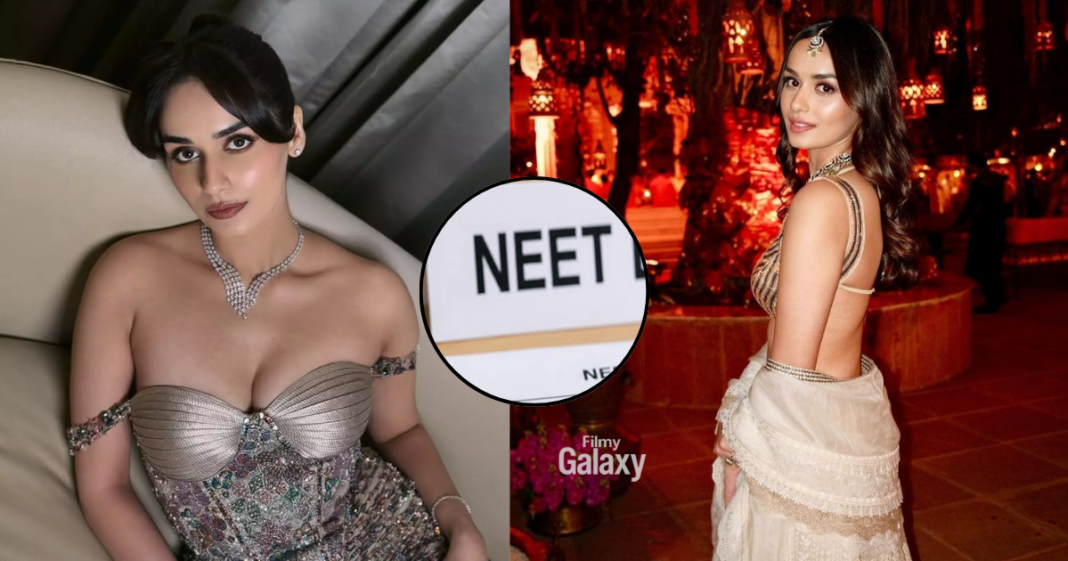 Manushi Chhillar NEET Struggle