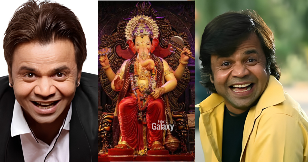 Rajpal Yadav at Lalbaugcha Raja Rajpal Yadav at Lalbaugcha Raja